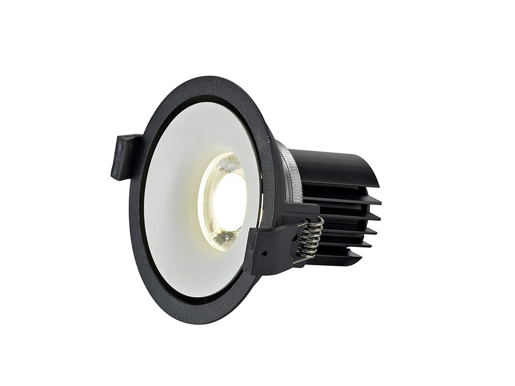 Bolor 9 Tridonic Powered 9W 3000K 840lm 24° CRI>90 LED Engine Black/White Fixed Recessed Spotlight, IP20 DM202044  Dlux Bolor 9